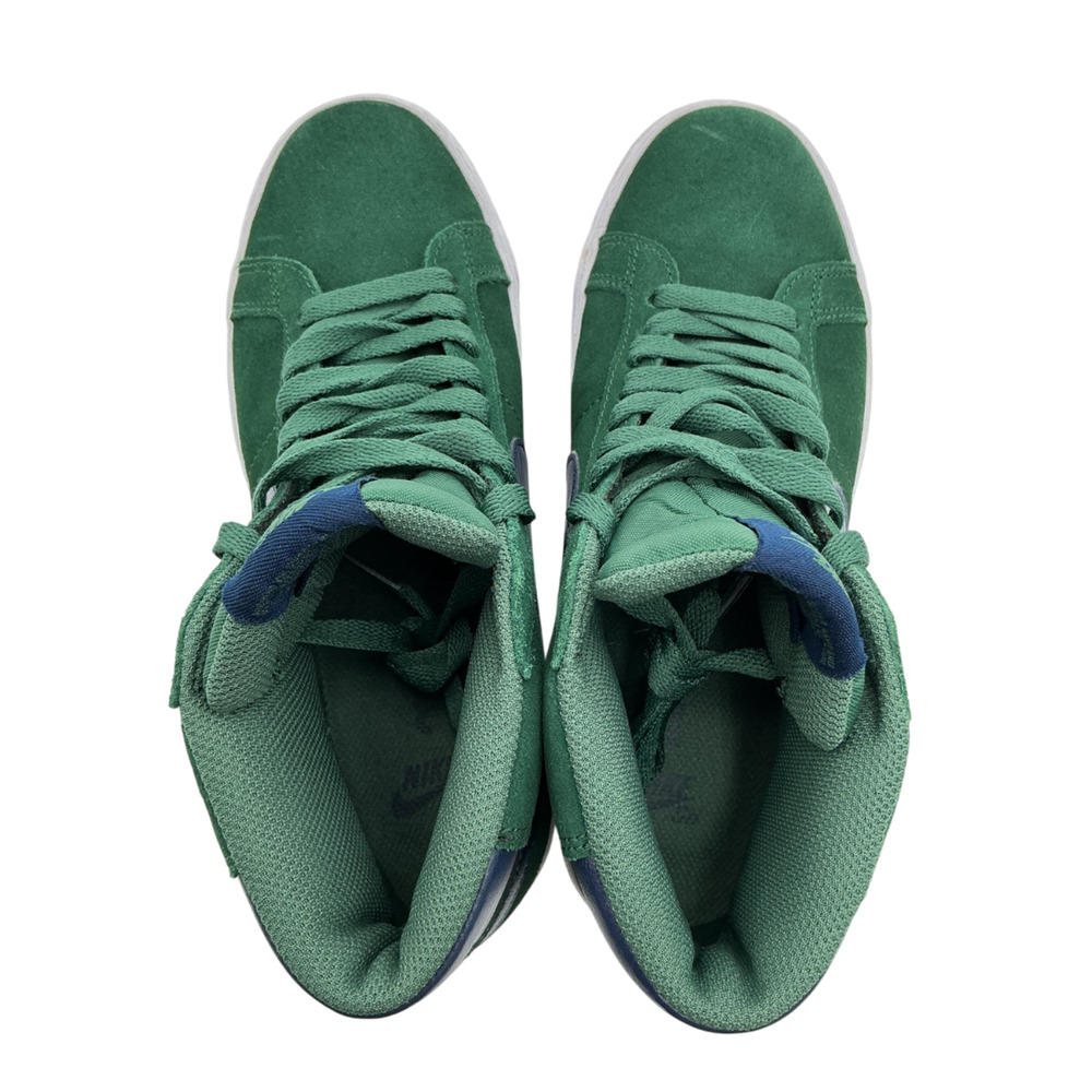 Nike Suede Green Sb Blazer Mid Sneakers Size 6 - Picture 3 of 7